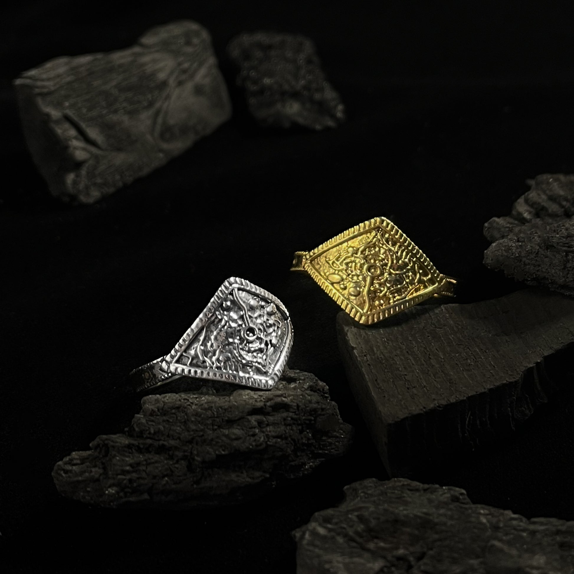 {{jewelry_for_geeks}} - {{ GameFanCraft}} Rings Gold Plated Silver Dark Souls Ring of Favor and Protection