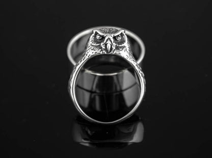 {{jewelry_for_geeks}} - {{ GameFanCraft}} Ring Silver Owl ring