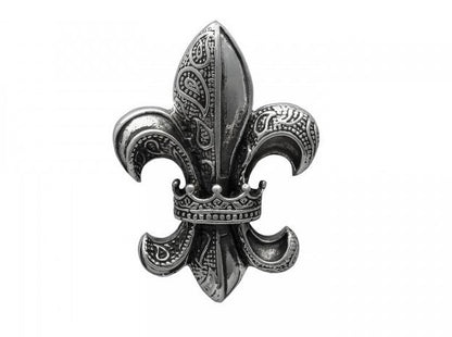{{jewelry_for_geeks}} - {{ GameFanCraft}} Pendant Brass Heraldic Lily Pendant
