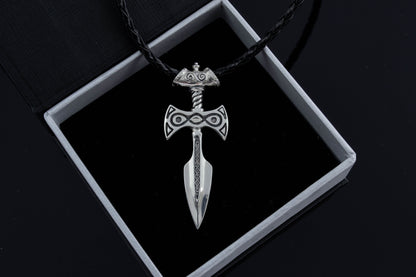 {{jewelry_for_geeks}} - {{ GameFanCraft}} Pendant Silver Big Amulet of Talos