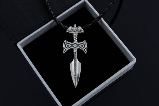 {{jewelry_for_geeks}} - {{ GameFanCraft}} Pendant Silver Big Amulet of Talos