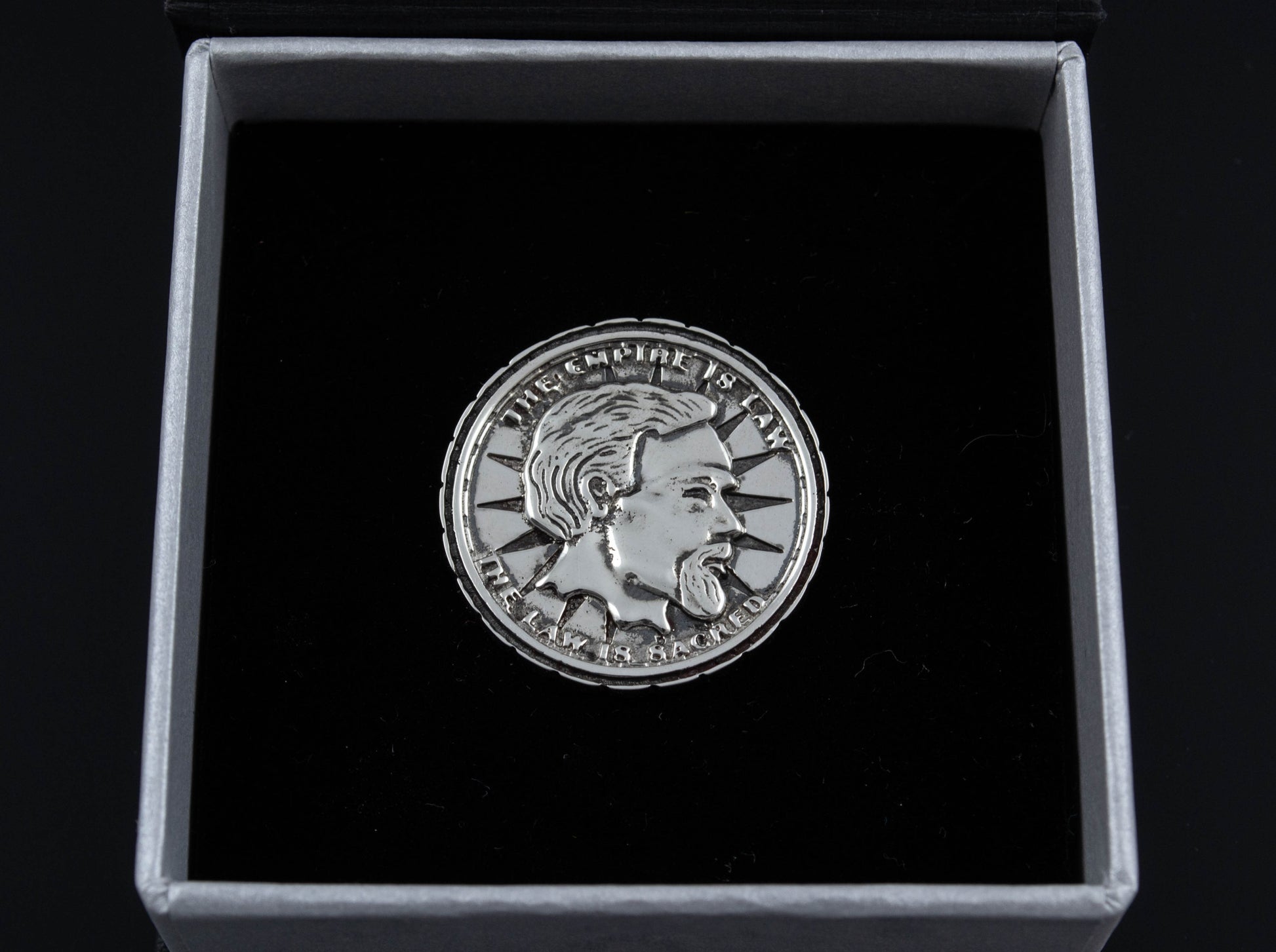 {{jewelry_for_geeks}} - {{ GameFanCraft}} Coin Silver Elder Scrolls Septim Coin