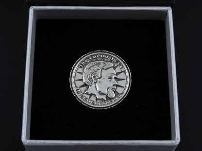 {{jewelry_for_geeks}} - {{ GameFanCraft}} Coin Silver Elder Scrolls Septim Coin