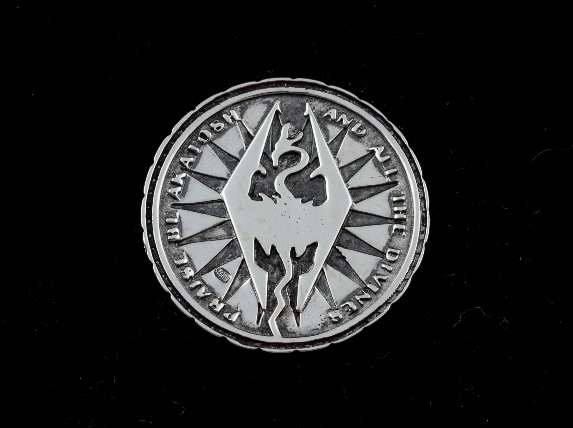 {{jewelry_for_geeks}} - {{ GameFanCraft}} Coin Silver Elder Scrolls Septim Coin
