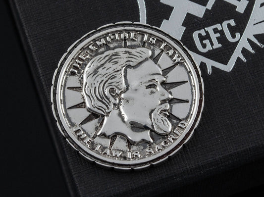 {{jewelry_for_geeks}} - {{ GameFanCraft}} Coin Silver Elder Scrolls Septim Coin