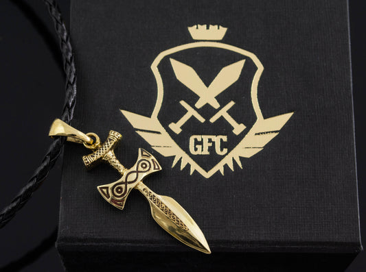 {{jewelry_for_geeks}} - {{ GameFanCraft}} Pendant Brass Amulet of Talos Pendant from TES World