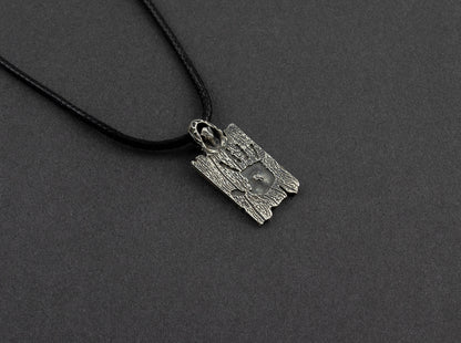 {{jewelry_for_geeks}} - {{ GameFanCraft}} Pendant Silver Dark Brotherhood Nightingale Pendant
