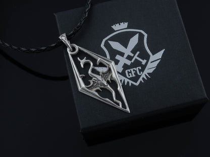 {{jewelry_for_geeks}} - {{ GameFanCraft}} Pendant Brass Imperial Dragon Pendant