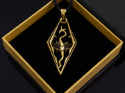 {{jewelry_for_geeks}} - {{ GameFanCraft}} Pendant Brass Imperial Dragon Pendant