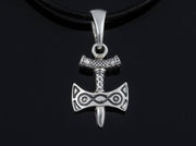 {{jewelry_for_geeks}} - {{ GameFanCraft}} Pendant Amulet of Talos hilt (Sterling Silver or Brass)
