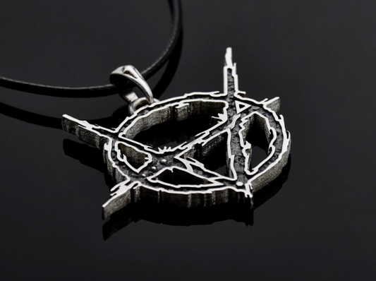 {{jewelry_for_geeks}} - {{ GameFanCraft}} Pendant Silver Brujah Clan pendant