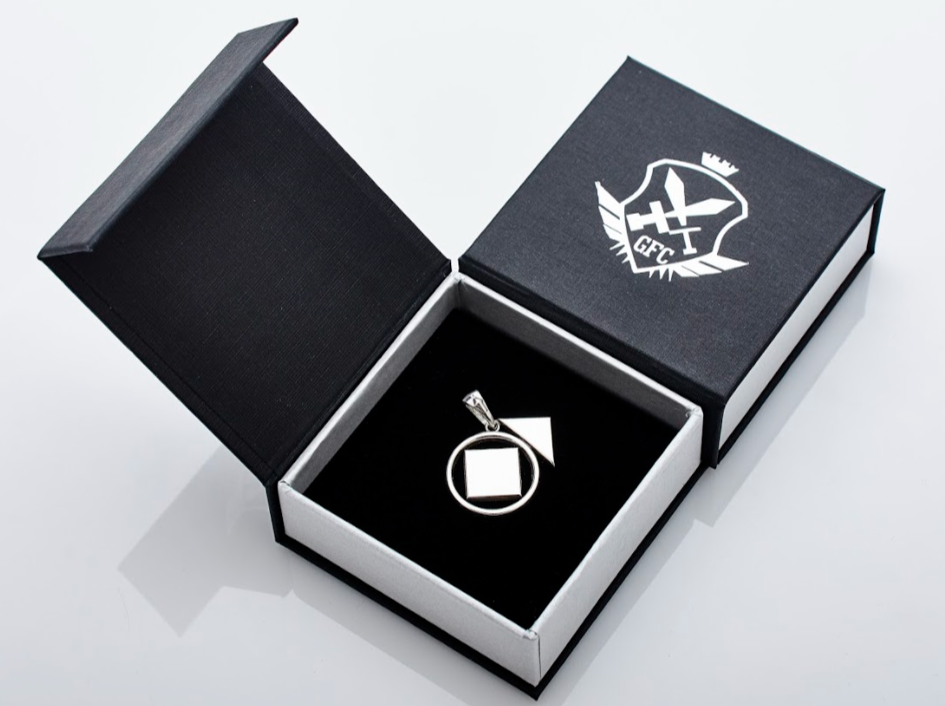 {{jewelry_for_geeks}} - {{ GameFanCraft}} Pendant Silver Tremere Clan pendant