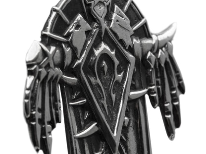 {{jewelry_for_geeks}} - {{ GameFanCraft}} Pendant Brass WoW Horde Pendant