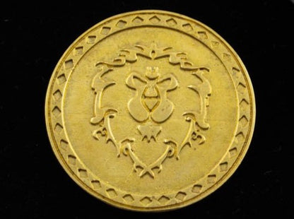 {{jewelry_for_geeks}} - {{ GameFanCraft}} Coin Brass Horde vs Alliance choice coin