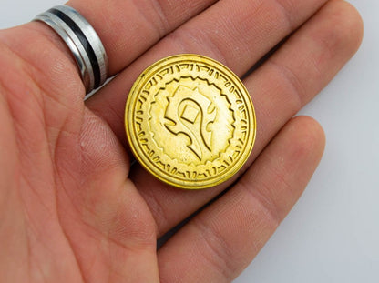 {{jewelry_for_geeks}} - {{ GameFanCraft}} Coin Silver Horde vs Alliance choice coin