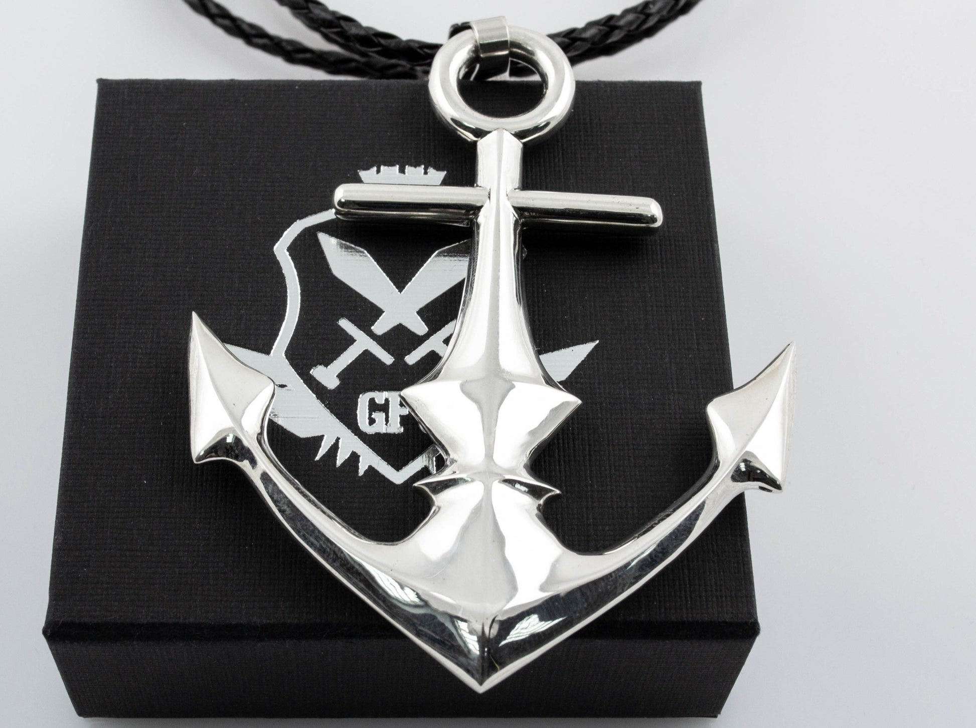 {{jewelry_for_geeks}} - {{ GameFanCraft}} Pendant Big Silver World of Warcraft Alliance Jaina Anchor Pendant