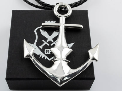 {{jewelry_for_geeks}} - {{ GameFanCraft}} Pendant Big Silver World of Warcraft Alliance Jaina Anchor Pendant