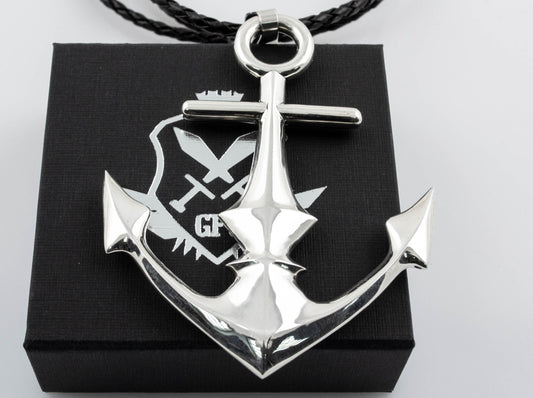 {{jewelry_for_geeks}} - {{ GameFanCraft}} Pendant Big Silver World of Warcraft Alliance Jaina Anchor Pendant