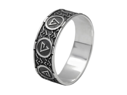 {{jewelry_for_geeks}} - {{ GameFanCraft}} Ring Silver Witcher's Signs Ring