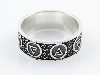 {{jewelry_for_geeks}} - {{ GameFanCraft}} Ring Silver Witcher's Signs Ring