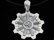 {{jewelry_for_geeks}} - {{ GameFanCraft}} Pendant Silver Vault 76 Fallout