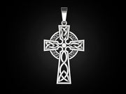 {{jewelry_for_geeks}} - {{ GameFanCraft}} Pendant Silver Celtic cross pendant