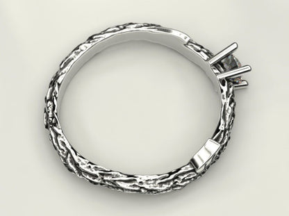 {{jewelry_for_geeks}} - {{ GameFanCraft}} Ring Silver twig ring