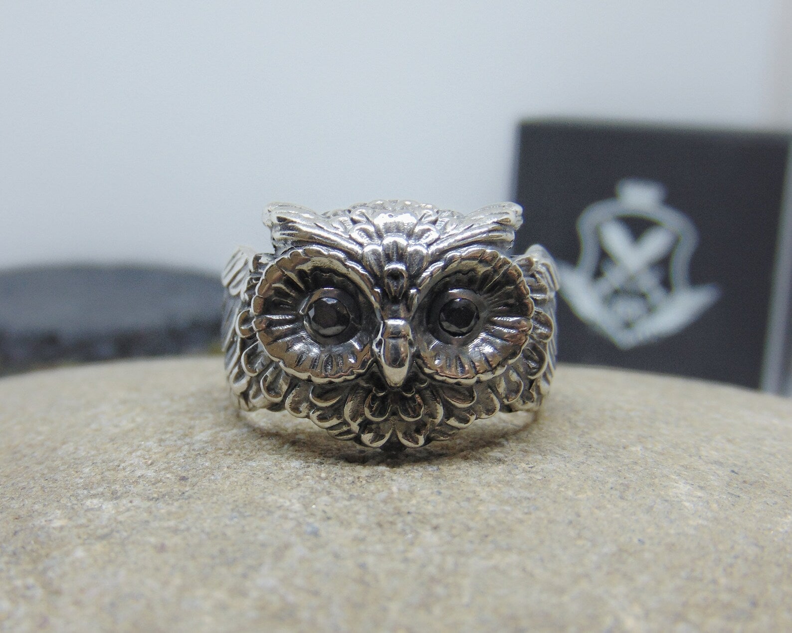 {{jewelry_for_geeks}} - {{ GameFanCraft}} Rings Silver Owl ring