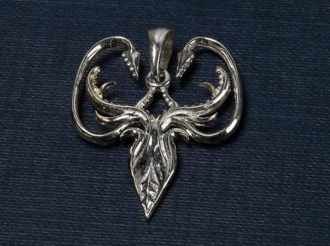 {{jewelry_for_geeks}} - {{ GameFanCraft}} Pendant Brass Greyjoy Kraken Pendant