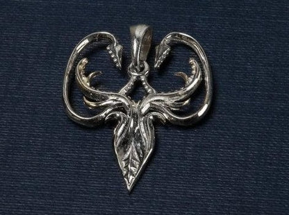 {{jewelry_for_geeks}} - {{ GameFanCraft}} Pendant Brass Greyjoy Kraken Pendant