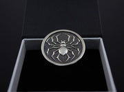{{jewelry_for_geeks}} - {{ GameFanCraft}} Coin Silver two-sided anime spider coin