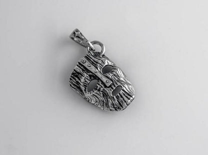 {{jewelry_for_geeks}} - {{ GameFanCraft}} Pendant Silver Loki mask pendant