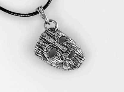 {{jewelry_for_geeks}} - {{ GameFanCraft}} Pendant Silver Loki mask pendant