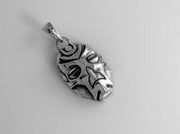 {{jewelry_for_geeks}} - {{ GameFanCraft}} Pendant Silver Dragon Priest mask pendant