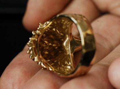 {{jewelry_for_geeks}} - {{ GameFanCraft}} Ring Silver Eagle Head Ring