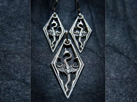 {{jewelry_for_geeks}} - {{ GameFanCraft}} Set Unique Dragon Gift Set