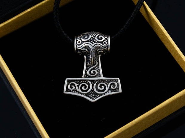 {{jewelry_for_geeks}} - {{ GameFanCraft}} Pendant Brass Viking's Thor's Hammer (Mjolnir) Pendant