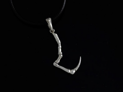 {{jewelry_for_geeks}} - {{ GameFanCraft}} Pendant Silver Pudge's Hook pendant